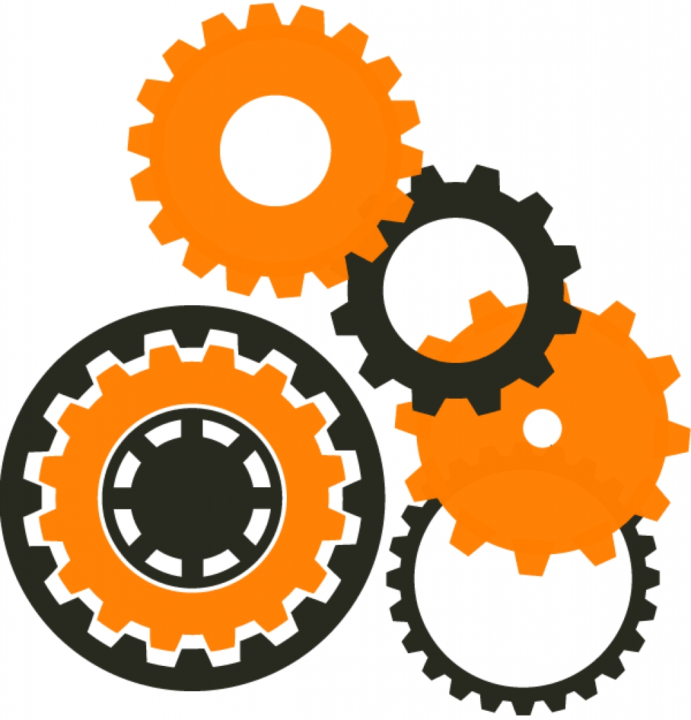 983x1024 Gear Wheel Vector Free Download 123freevectors Microsoft Clip Art
