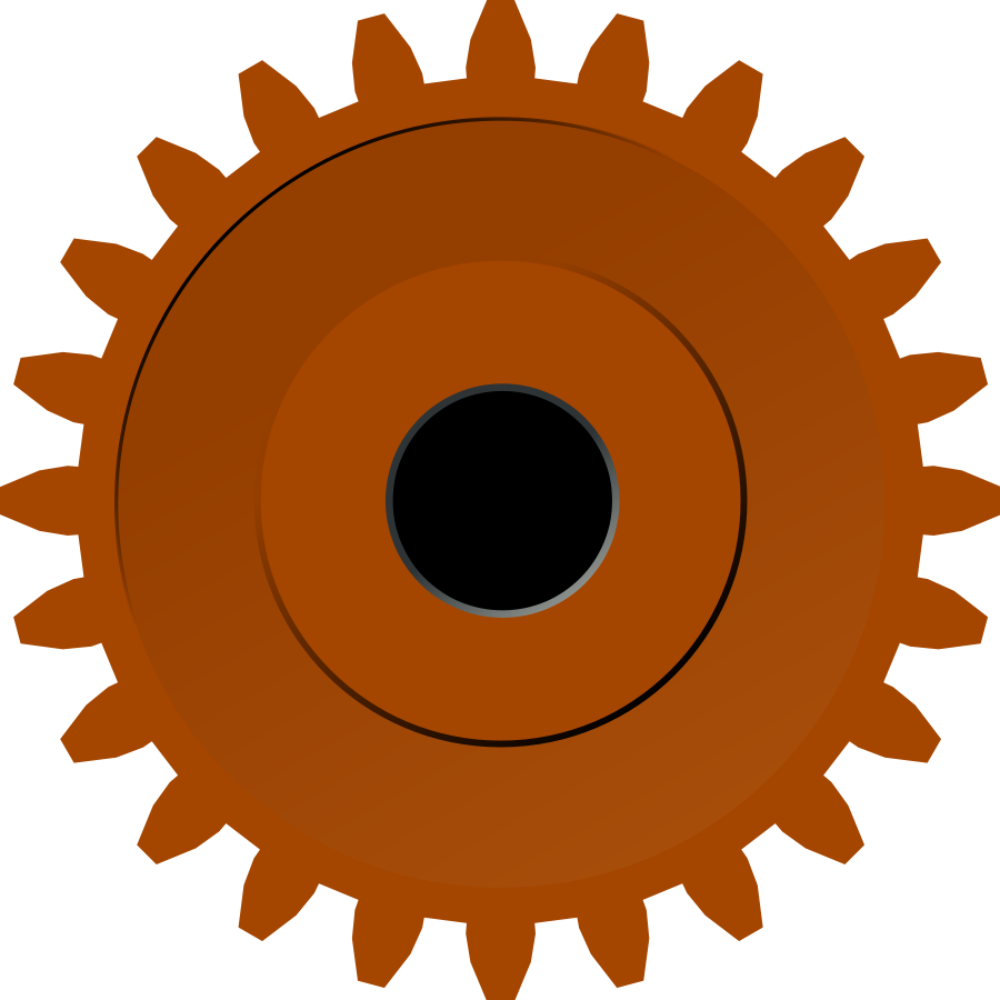900x900 Brown Clipart Gear