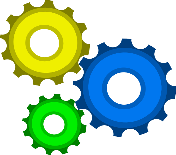 600x526 Three Gear Combo By Mark W P Clip Art At Clkerm Vector Clip Art