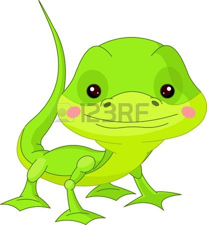 415x450 Gecko Clip Art