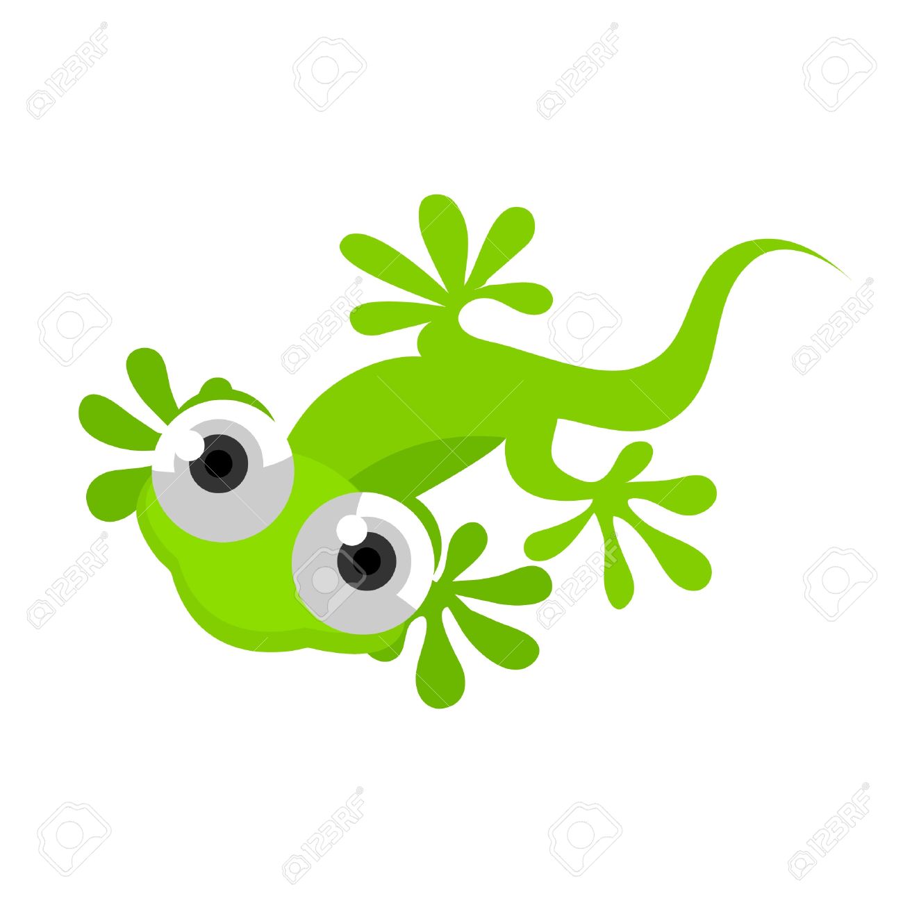 1300x1300 Gecko Clipart Cute