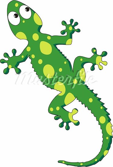 375x550 Aboriginal Clipart Gecko