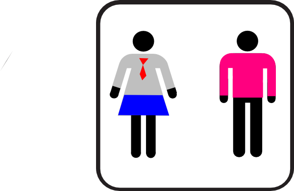600x391 Gender Non Confining Bathroom People Clip Art
