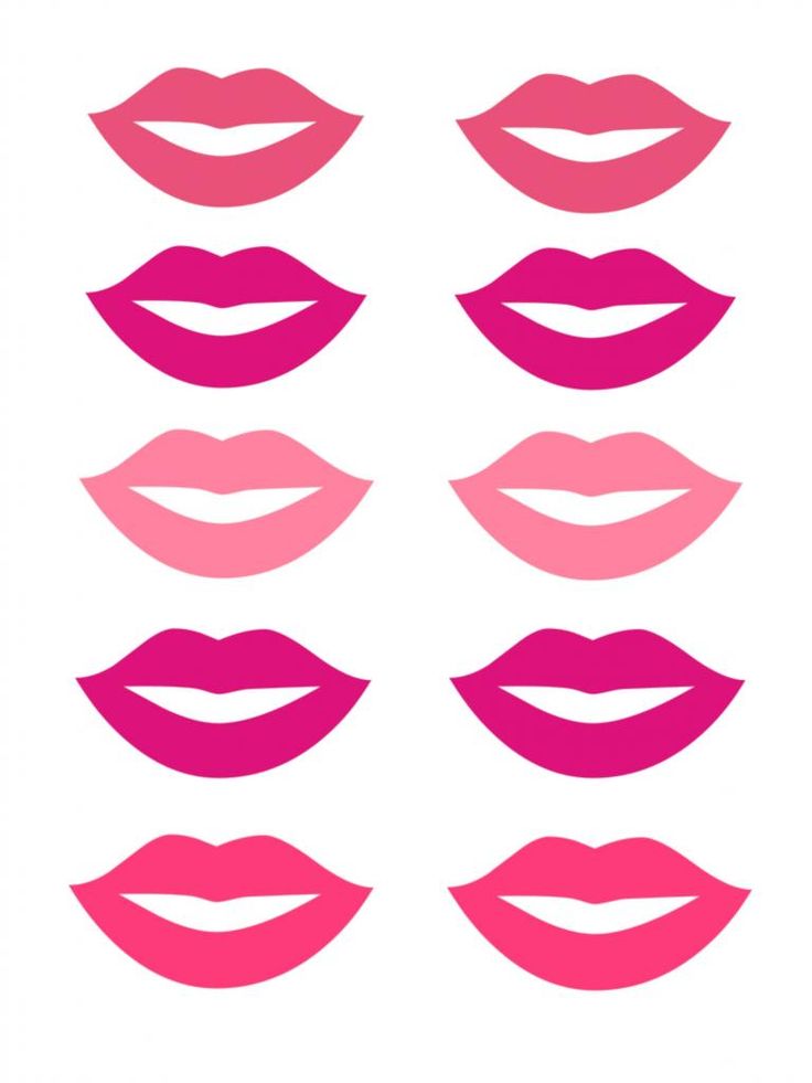 736x981 Lips Clipart Gender Reveal