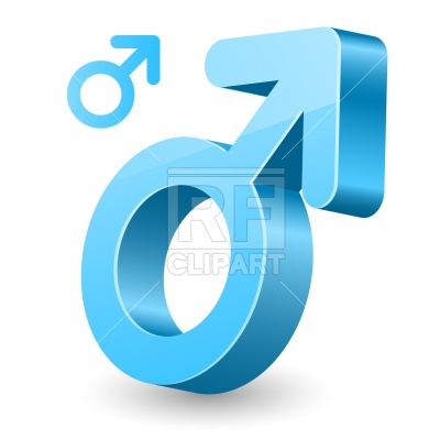 400x400 Male Gender Symbol Royalty Free Vector Clip Art Image
