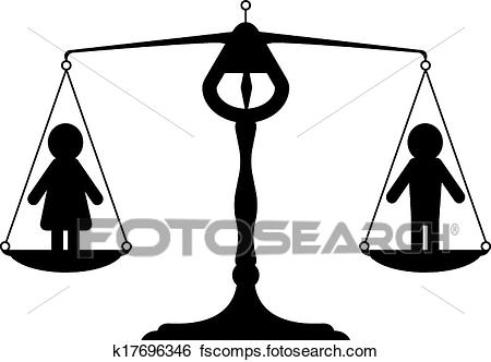 450x332 Clip Art Of Gender Equality K17696346