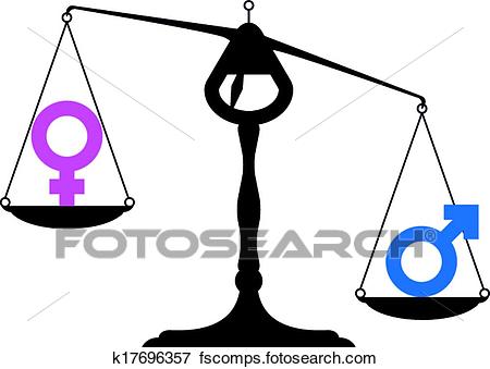 450x339 Clip Art Of Gender Equality Symbols K17696357