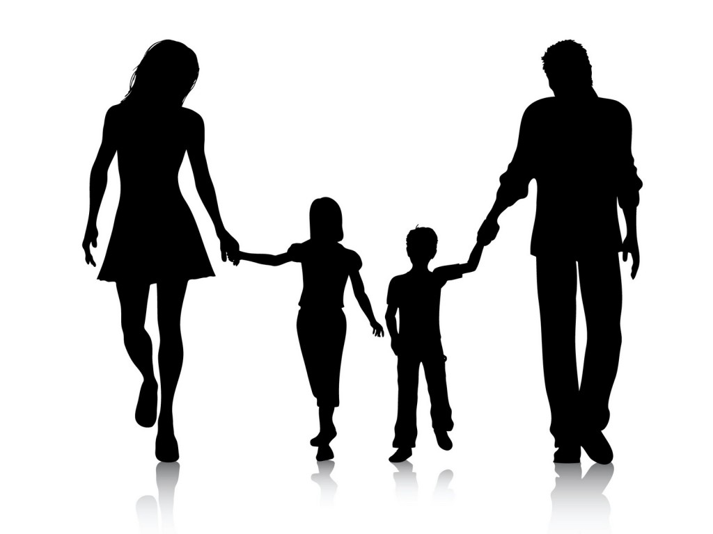 1024x768 Family Clipart