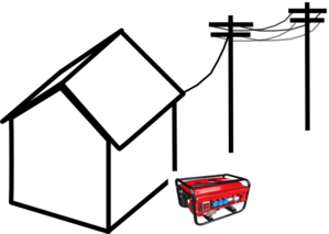 299x213 House Generator Grid Clip Art