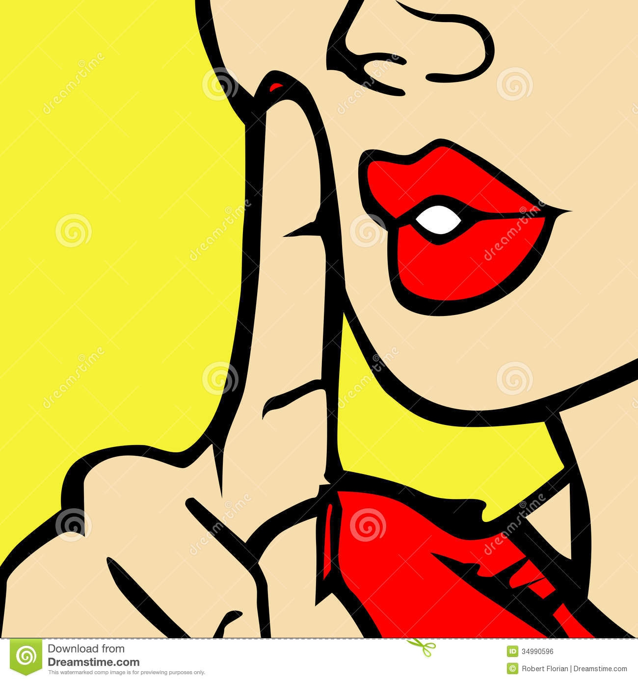 1300x1390 Finger Over Mouth Sh Clipart