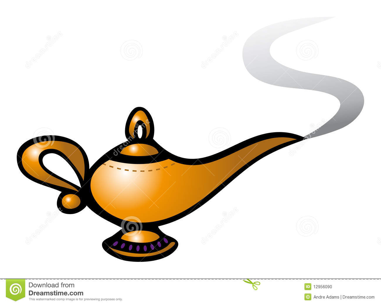 1300x1040 Magic Genie Lamp Clipart