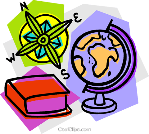 480x430 School Project, Geography Royalty Free Vector Clip Art