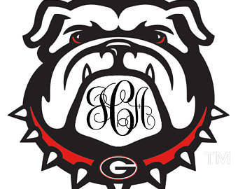 340x270 Georgia Bulldogs Decal Etsy