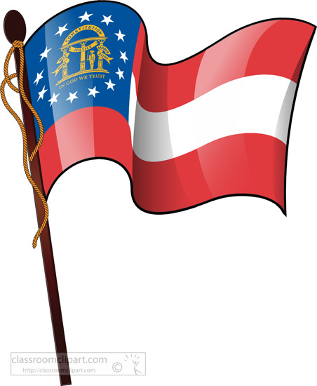 452x550 Fifty States Georgia Clipart