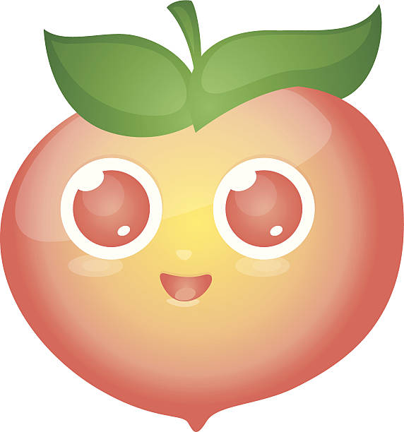 572x612 Peach Clipart Cute