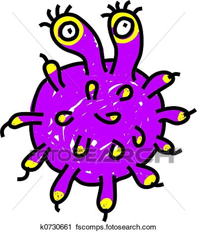 398x470 Clipart Of Germ K0730661