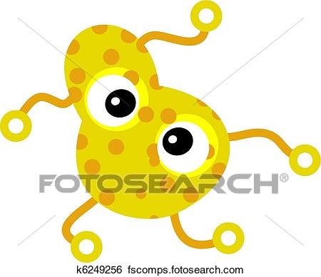 450x389 Stock Illustration Of Yellow Spotty Germ K6249256