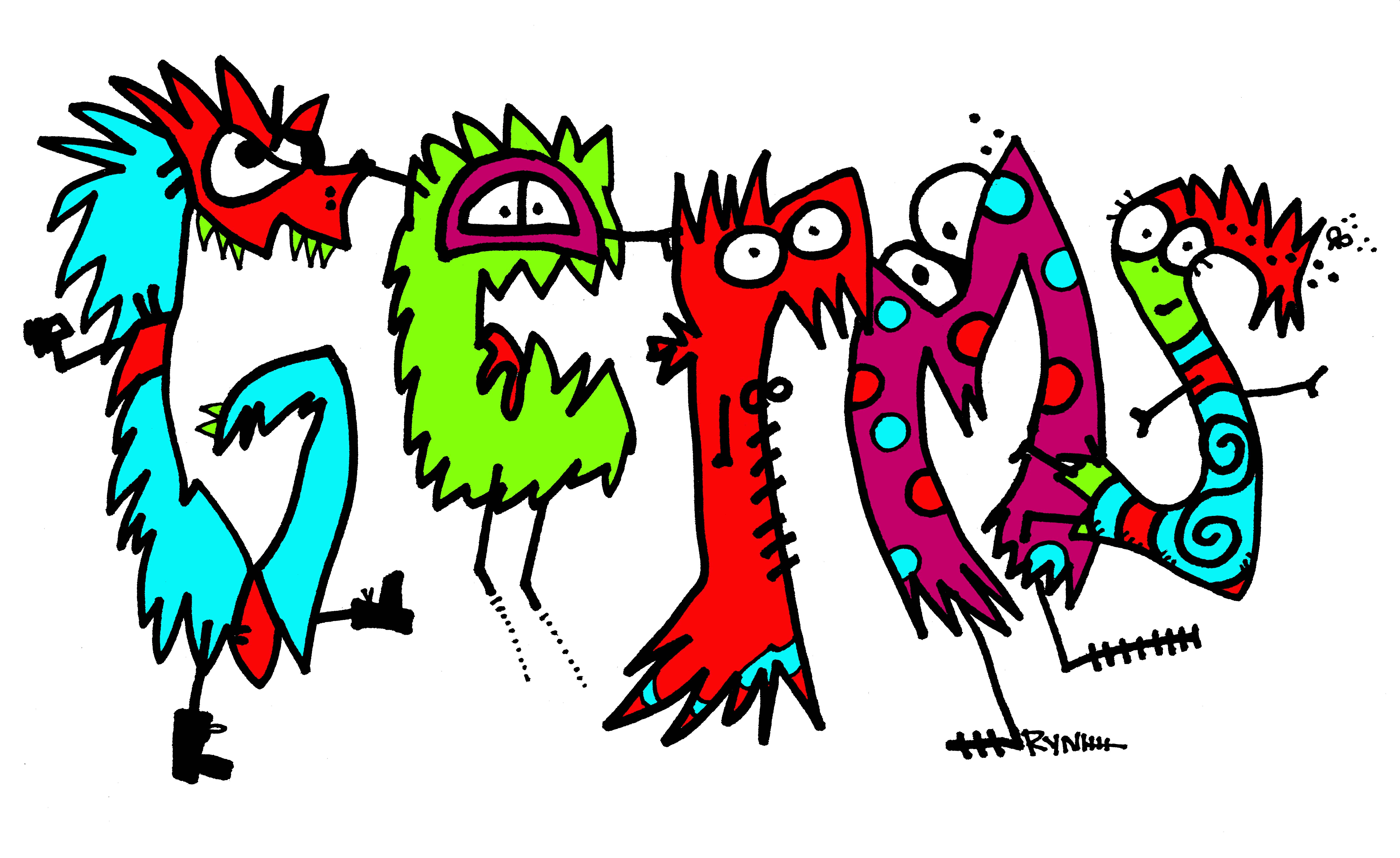 6413x3932 Cute Germ Cliparts 200131