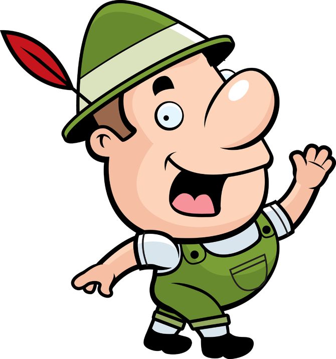 670x714 German Polka Dance Clipart