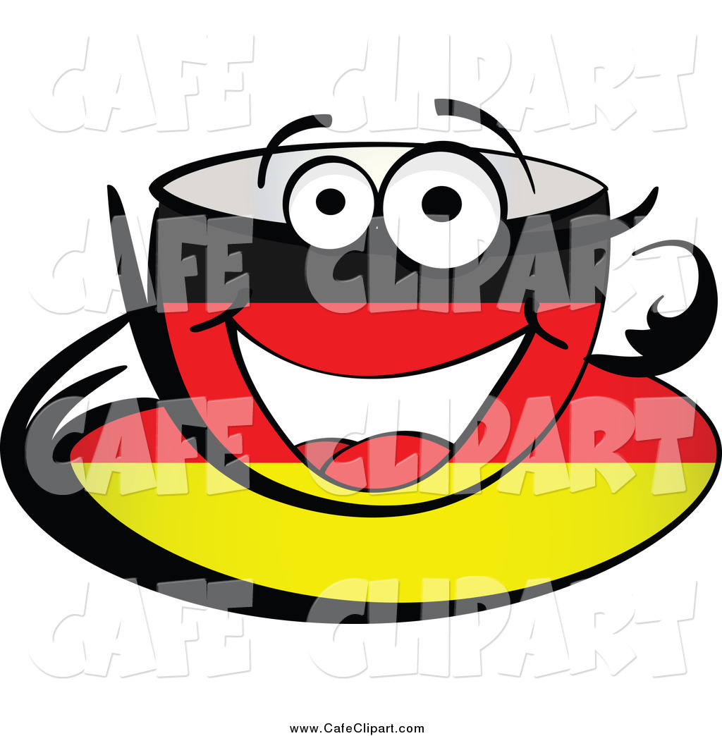 1024x1044 Vector Clip Art Of A Happy German Flag Coffee Cup By Andrei