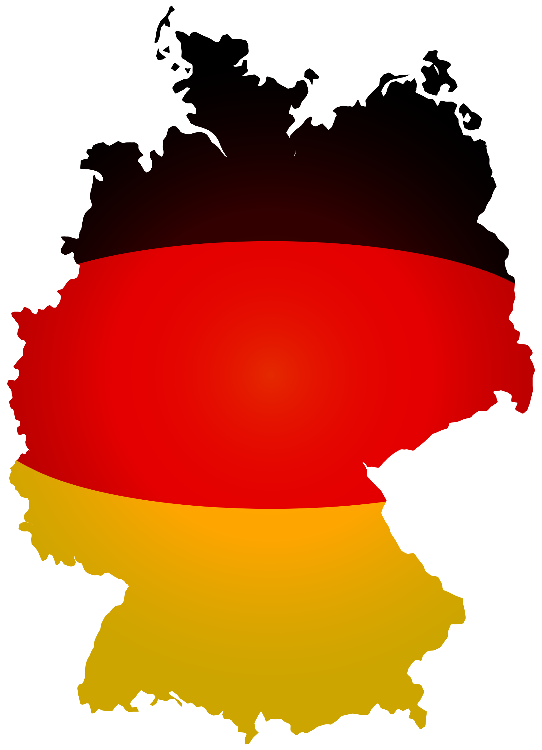 1737x2400 Clipart Map Of Germany
