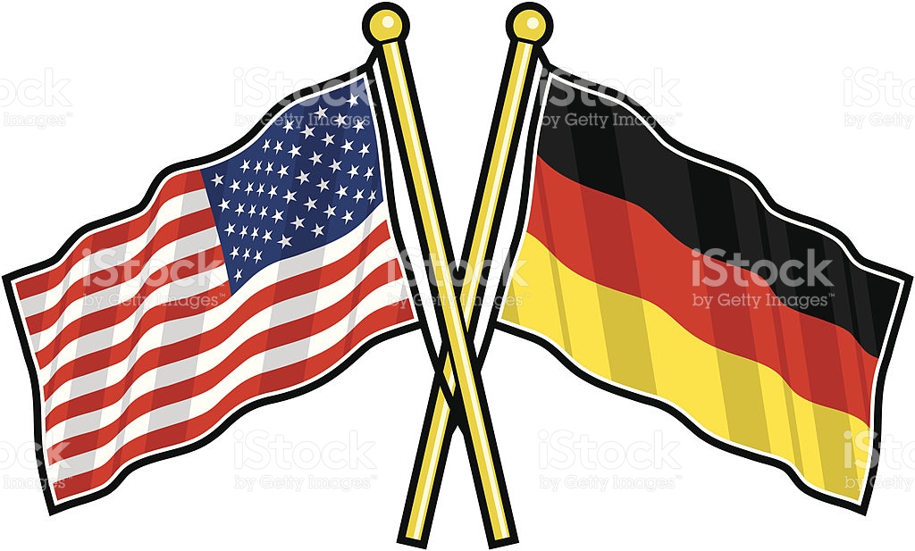1024x617 German Clipart American Flag