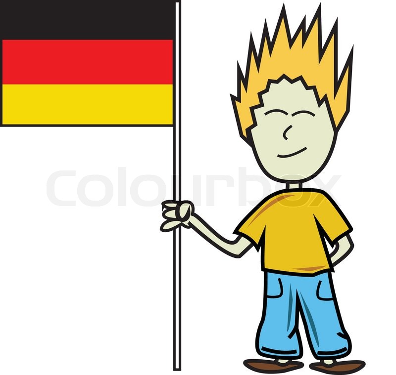 800x759 German Boy Holding A Flag, Flag Of Germany On A Pole, Boy Holding