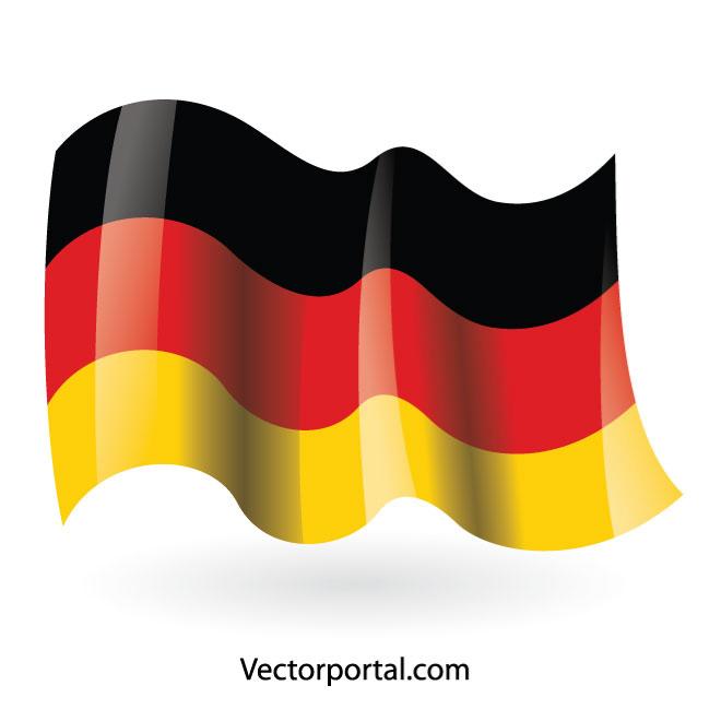 660x660 German Wavy Flag