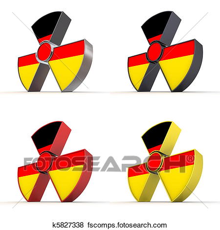 450x470 Stock Illustration Of Shiny Nuclear Symbol