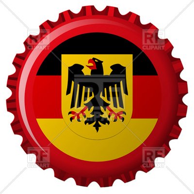 400x400 Germany Flag Royalty Free Vector Clip Art Image