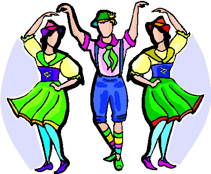 432x356 Germany Clipart Folk Dance