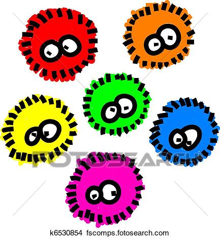 433x470 Drawings Of Fluffy Germs K6530854