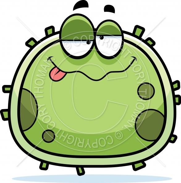 586x590 Drunk Germ Microbe Vector And Royalty Free License