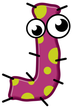 234x350 Germs Alphabet Clipart By Mr Guera's Art Studio Tpt