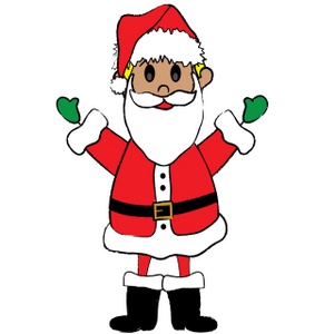 300x300 Free Santa Clip Art Image