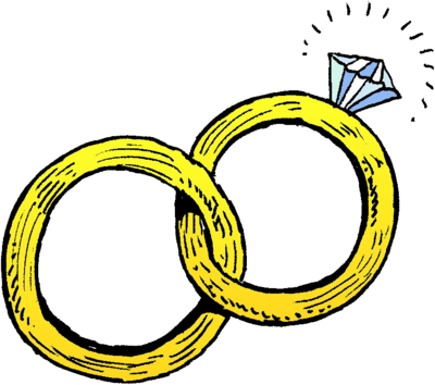 400x354 Wedding Ring Clipart