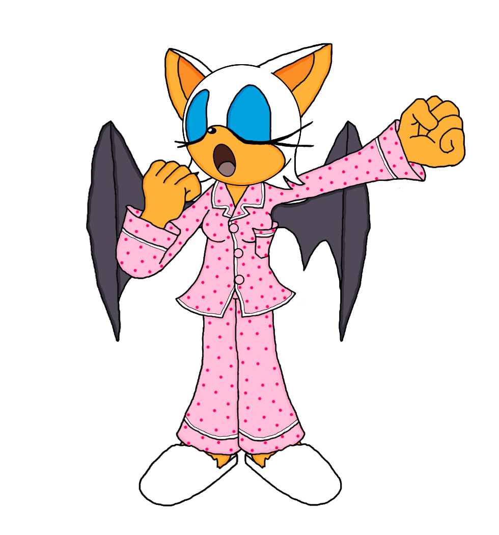 980x1050 Rouge The Bat Ready For Bed By Sseleulc