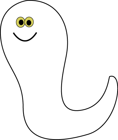409x484 Cartoon Ghost Clip Art