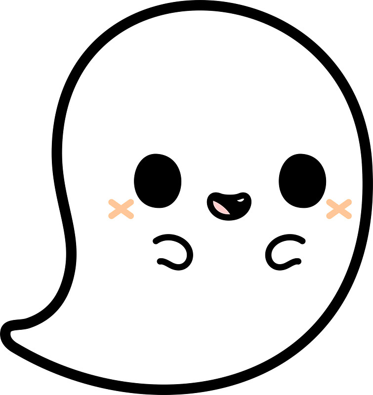755x800 Spooky Clipart Cute Ghost