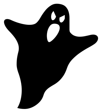 346x381 Black Ghost Clipart