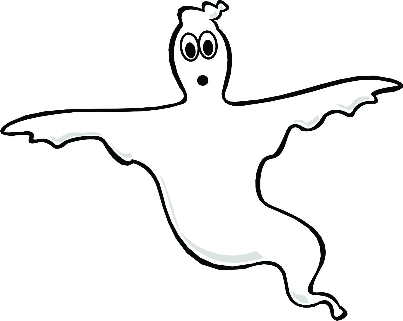 1379x1100 Cute Ghost Clipart 5