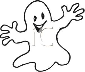 300x255 Ghostly Clipart Funny Cartoon