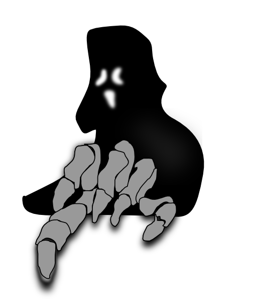 504x600 Scary Ghost Clip Art