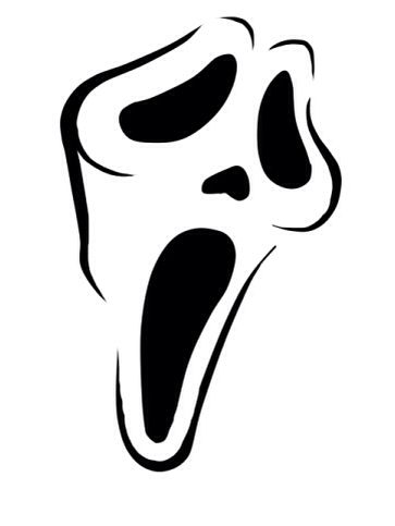 363x483 Screaming Clipart Ghost Face