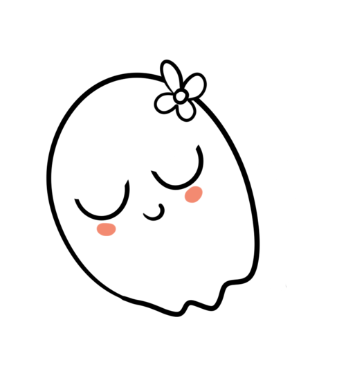 500x556 Cute Ghost Clip Art Gallery