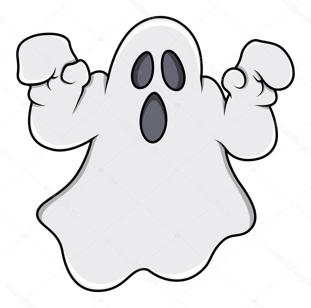 1024x1014 Best 15 Stock Illustration Ghost Trying To Scare Halloween Image