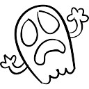 128x128 Ghost Outline Vectors, Photos And Psd Files Free Download