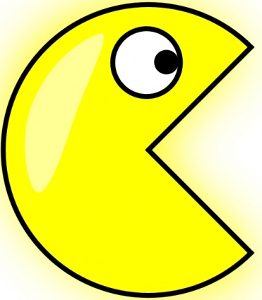 371x425 Pac Man Clipart
