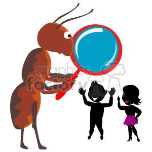 300x300 Royalty Free Giant Ant Looking