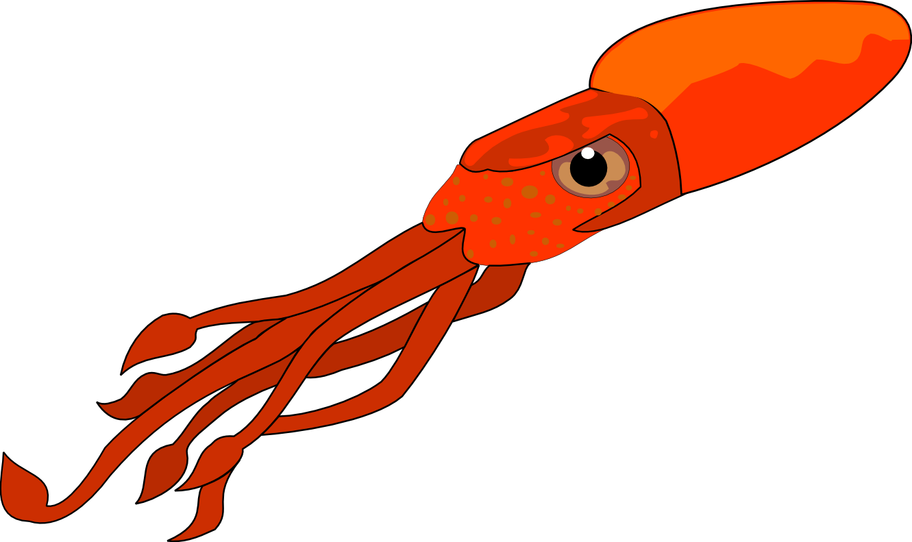 1331x791 Giant Squid Clipart